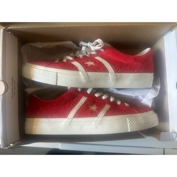 Converse One Star Academy Pro Ox - Red/Egret - Size Men's 12 - excellent Cond. - Picture 2 of 8